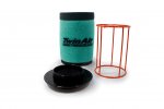 Pre-Oiled Air Filter TwinAir 156061P (Flame Retardent) incl. Intake(pe/pp) + Cage