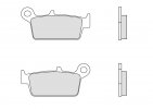 Brake pads BREMBO 07011 CC SCOOTER