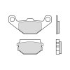 Brake pads BREMBO 07023 CC SCOOTER