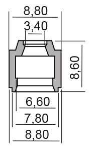 Oil seal RMS valve stem