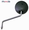 Rear view mirror RMS 122760570 left black with chromed shaft