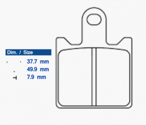 Brake pads CL BRAKES XBK5