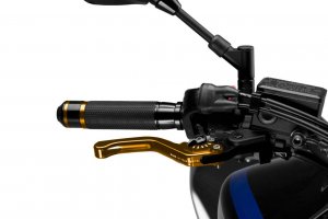 Brake lever without adapter PUIG 130ON 3.0 short gold/black