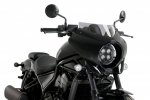 Semifairing PUIG 21460H MIRAGE smoke gloss black housing