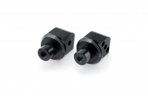 Footpeg adapters PUIG black