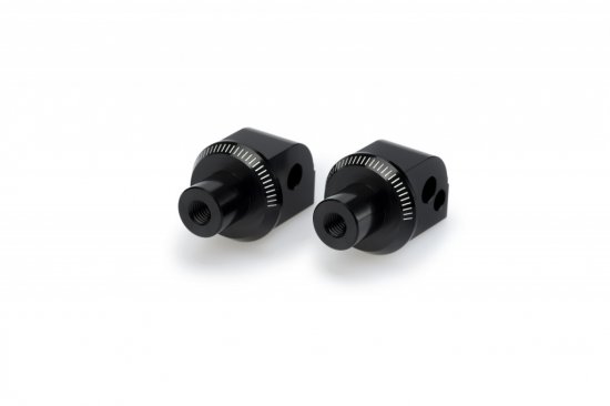 Footpeg adapters PUIG 6647N black