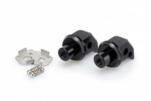 Footpeg adapters PUIG black