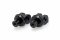 Footpeg adapters PUIG black