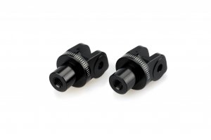 Footpeg adapters PUIG black