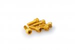 Screws PUIG 0363G ANODIZED yellow M6 x 15mm (6pcs)