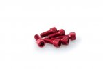 Screws PUIG 0363R ANODIZED red M6 x 15mm (6pcs)