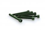 Screws PUIG 0370V ANODIZED green M6 x 45mm (6pcs)