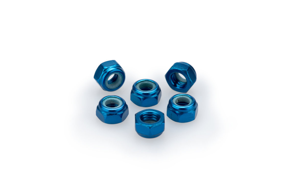 Nuts PUIG 0735A ANODIZED blue M5 (6pcs)