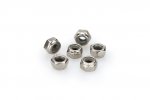 Nuts PUIG 0736P ANODIZED silver M6 (6pcs)