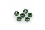 Nuts PUIG 0764V ANODIZED green M6 (6pcs)