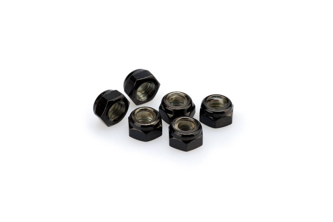 Nuts PUIG 0832N ANODIZED black M8 (6pcs)