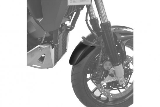 Front fender extension PUIG 9918N black