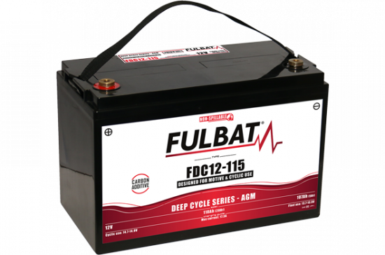 Maintenance free battery FULBAT FDC12-115