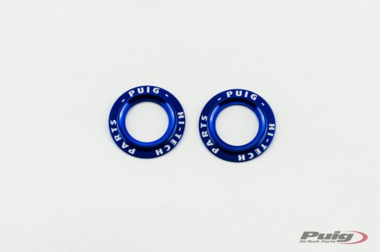 Rings for axle sliders PUIG 20271A PHB19 aluminium blue