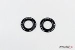 Rings for axle sliders PUIG 20271N PHB19 aluminium black