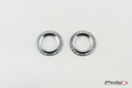 Rings for axle sliders PUIG 20271P PHB19 aluminium silver