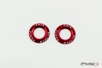 Rings for axle sliders PUIG 20271R PHB19 aluminium red