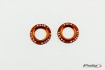 Rings for axle sliders PUIG 20271T PHB19 aluminium orange