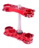 Triple clamp X-TRIG 40101011 ROCS TECH Red