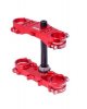 Triple clamp X-TRIG 40104001 ROCS TECH Red