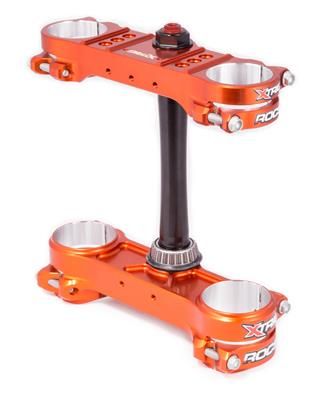 Triple clamp X-TRIG 40502009 ROCS PRO Orange