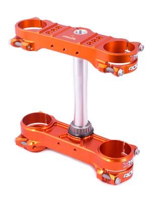 Triple clamp X-TRIG 40505005 ROCS TECH Orange