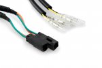 Connector leads PUIG 20730N UNIVERSAL black