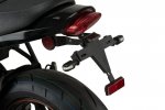 Adjustable license support PUIG 21119N black