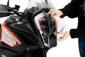 Adhere headlight protector PUIG transparent