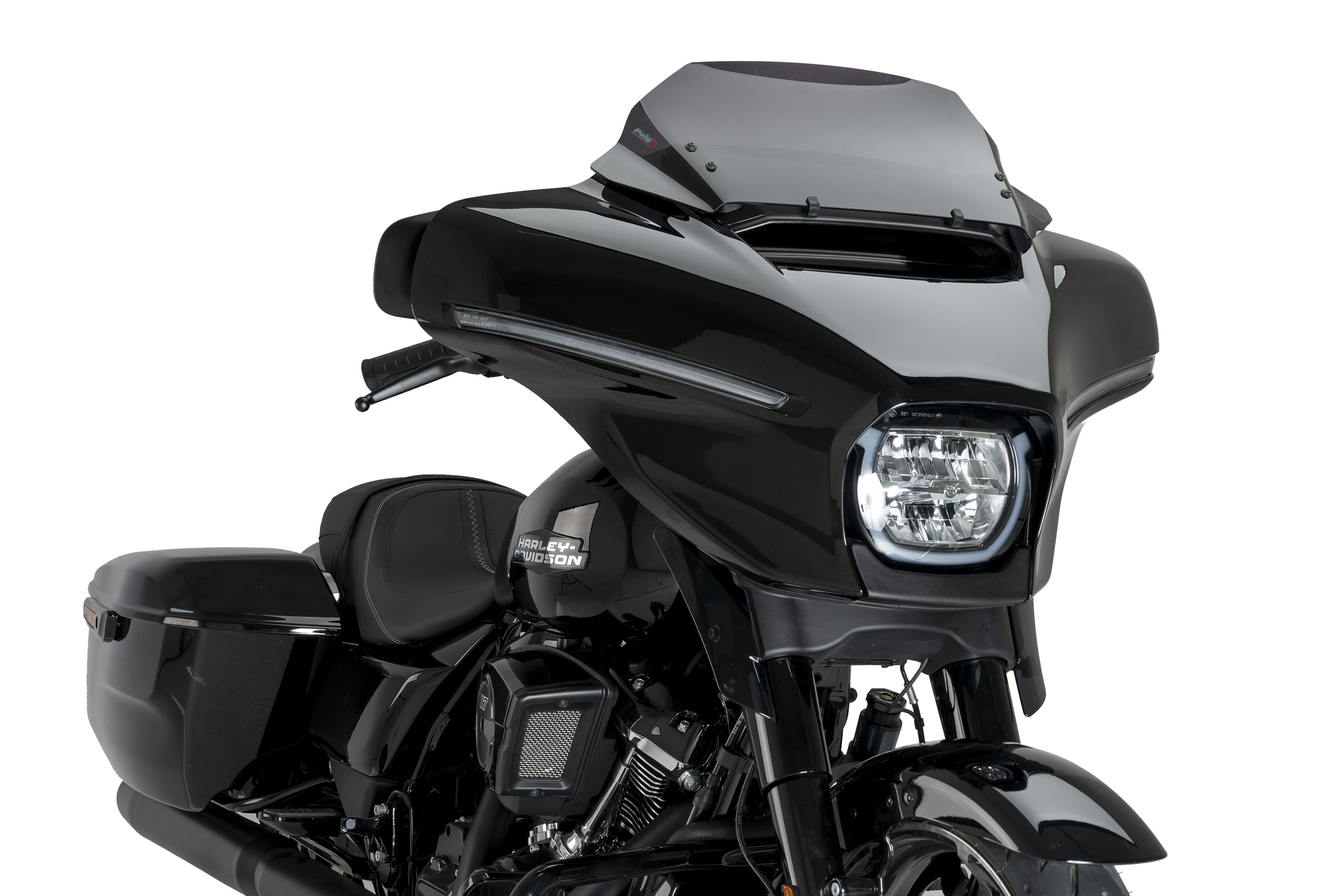 Windscreen PUIG 22109F HIGH-ROAD SPORT dark smoke