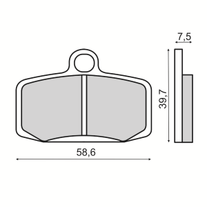 Brake pads RMS front