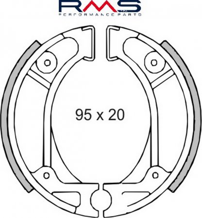 Brake shoes RMS 225120070