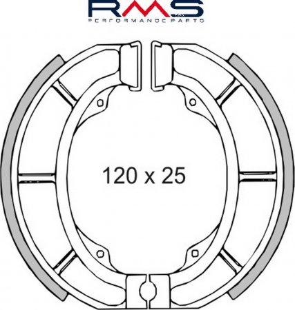 Brake shoes RMS 225120130