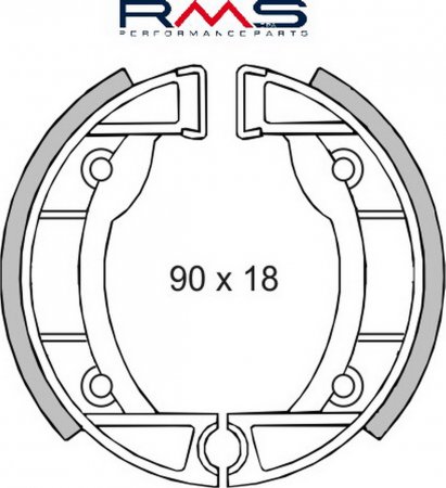 Brake shoes RMS 225120190