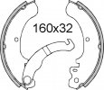 Brake shoes RMS 225120221 rear