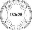 Brake shoes RMS 225120451 rear