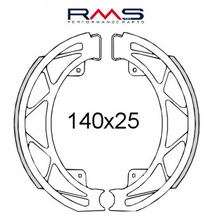 Brake shoes RMS 225120560