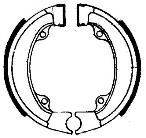 Brake shoes FERODO 225129003