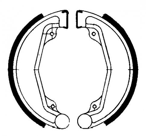 Brake shoes FERODO 225129007