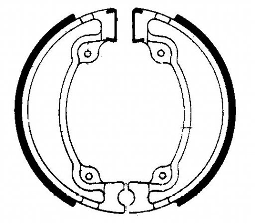 Brake shoes FERODO 225129009