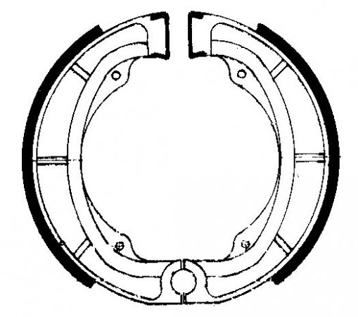 Brake shoes FERODO 225129024