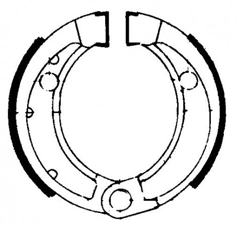 Brake shoes FERODO 225129053