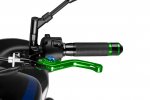 Clutch lever without adapter PUIG 230VA 3.0 short green/blue