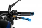 Clutch lever without adapter PUIG 24ANO 3.0 extendable folding blue/gold