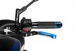 Clutch lever without adapter PUIG 24ANR 3.0 extendable folding blue/red